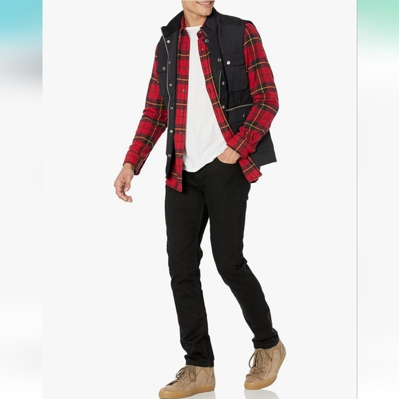 Mens Flannel Slim Fit XXL - Picture 1 of 9